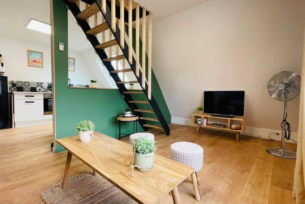 Appartement La Cabane De La Baie. Étaples المظهر الخارجي الصورة