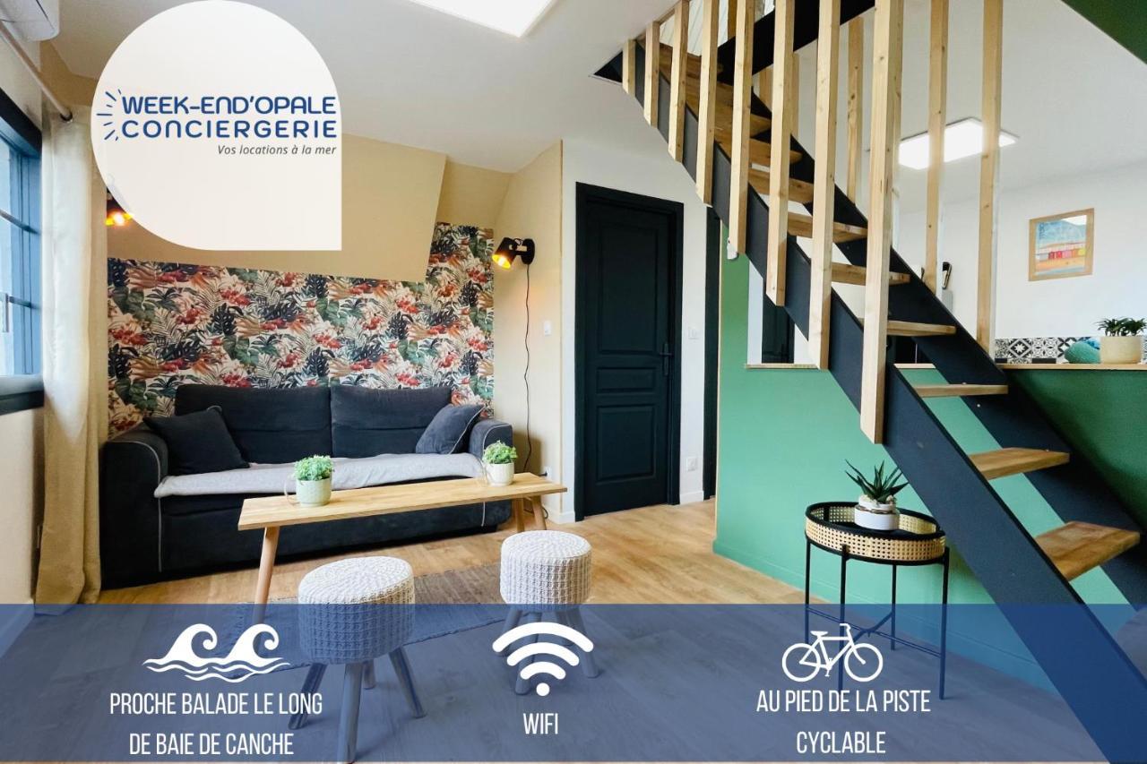 Appartement La Cabane De La Baie. Étaples المظهر الخارجي الصورة